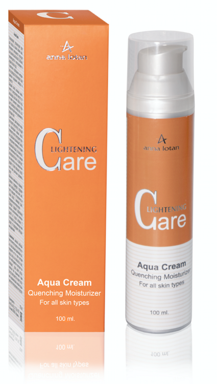 Aqua Cream Anna Lotan cream moisturizer 100 ml - whitening for discolored and vascular skin - C-White