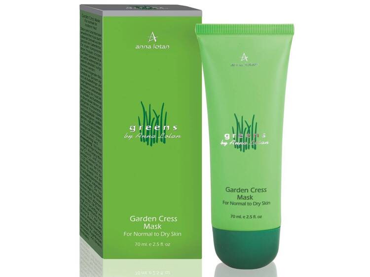 Green organic anti-wrinkle mask Anna Lotan 70 ml - rejuvenating and lifting