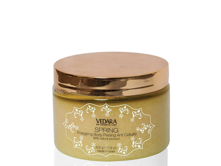 Energizing body scrub Lemongrass 500 ml (S006) Vedara Medical