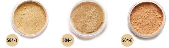 Anna Lotan Mineralny puder mocno kryjący SPF17 (kolor 504-4)  10 gram