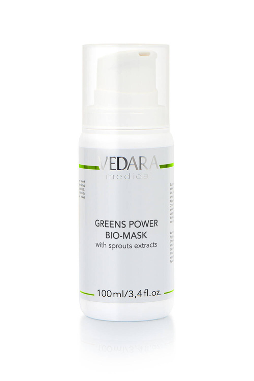 Green power bio-mask with sprout extract 200 ml Vedara Medical