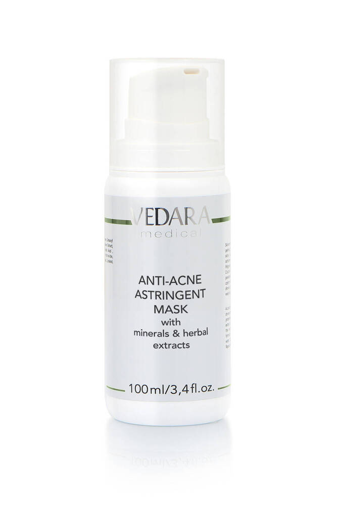 Anti-Acne Astringent Mask with minerals & herbal extracts 100ml ( M4228 ) Vedara Medical